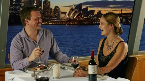 Captain Cook Gold Dinner Cruise in Sydney Harbour (Includes 6-Course Dinner) Transport Passes