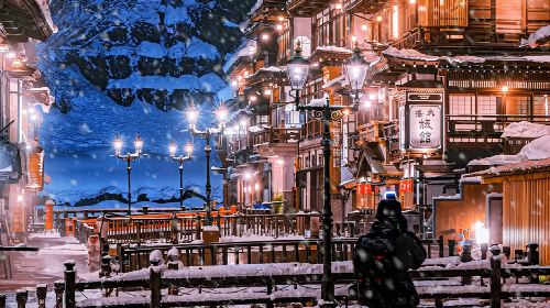 1-day tour to Zaō Fox Village + Ginzan Onsen in Miyagi