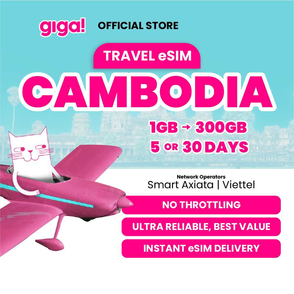 giga! Cambodia Travel eSIM