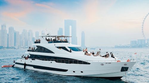 Dubai Harbour Superyacht Experience with gourmet and Drinks  Day Tours