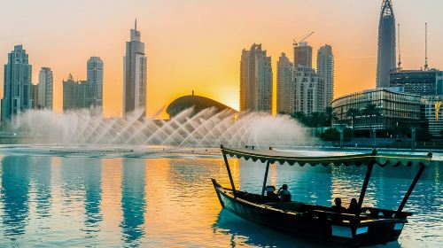 Dubai city tour, Dubai Mall Shopping, Burj Khalifa 148th floor & Lake Ride with  Transfers