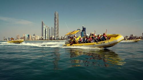 Abu Dhabi Yellow Boat Speedboating Experience