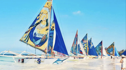 New! Boracay Sailing Boat Paraw- No Sharing ONLY with friends and family (Day Time or Sunset Boat) Day Tours