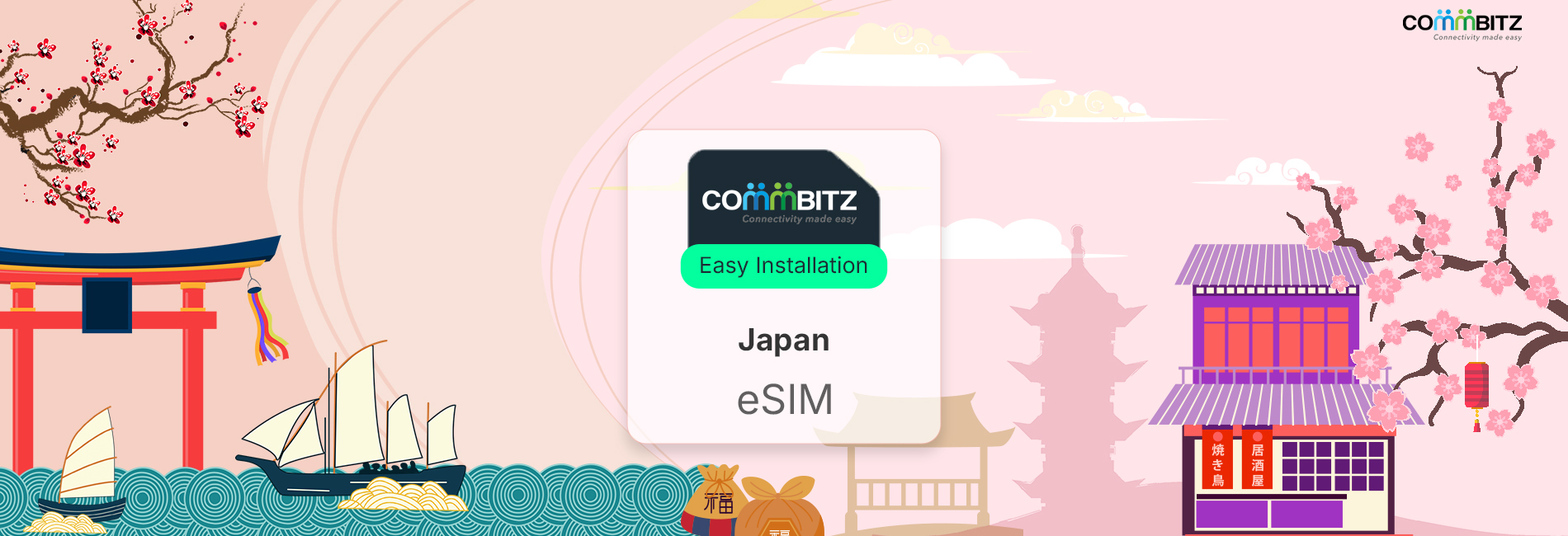 Commbitz Japan e-SIM Daily