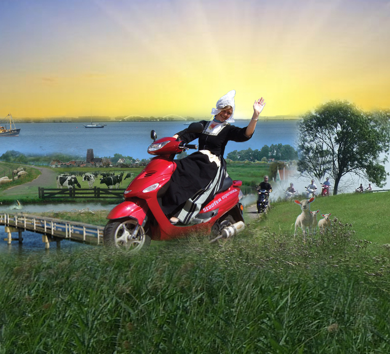Zaanse Schans: Windmills, Clogs & Cheese by Electric Scooter