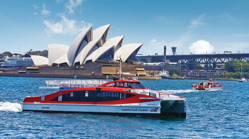 Sydney Harbour Rocket Sightseeing Cruise by Captain Cook Transport Passes
