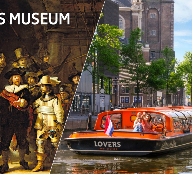 Amsterdam: Rijksmuseum Entry Ticket and Canal Cruise Combo