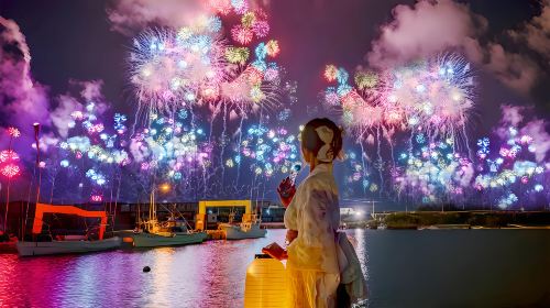 [Oarai Sea Fireworks Festival one-day tour] Encounter Romantic Fireworks and Dreamy Flower Sea on a one-day tour