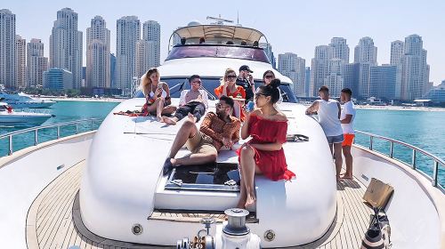 Dubai|Dubai Marina yacht cruise - breakfast/lunch/dinner BBQ on board - Dubai Marina Yacht Tours Transport Passes