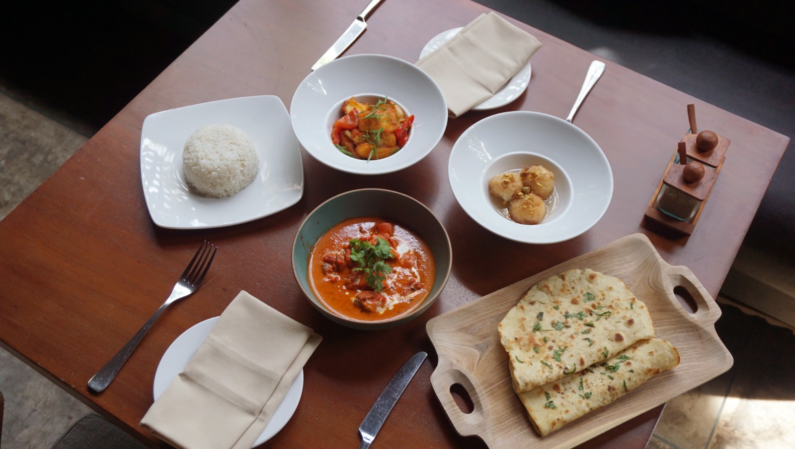 Indian Set Menu by Peppers Seminyak Bali