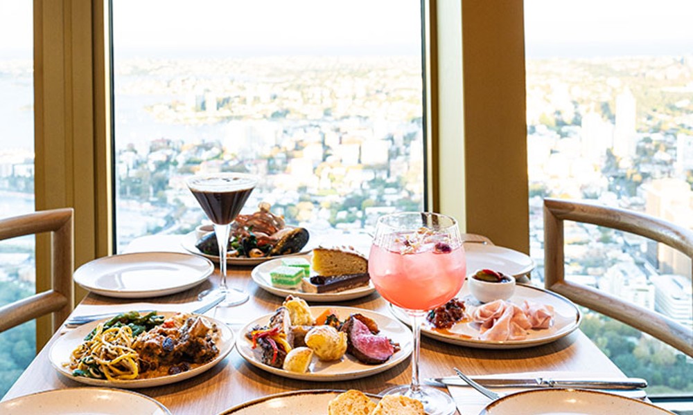 SkyFeast Sydney Tower Buffet Lunch - Weekend - For 2