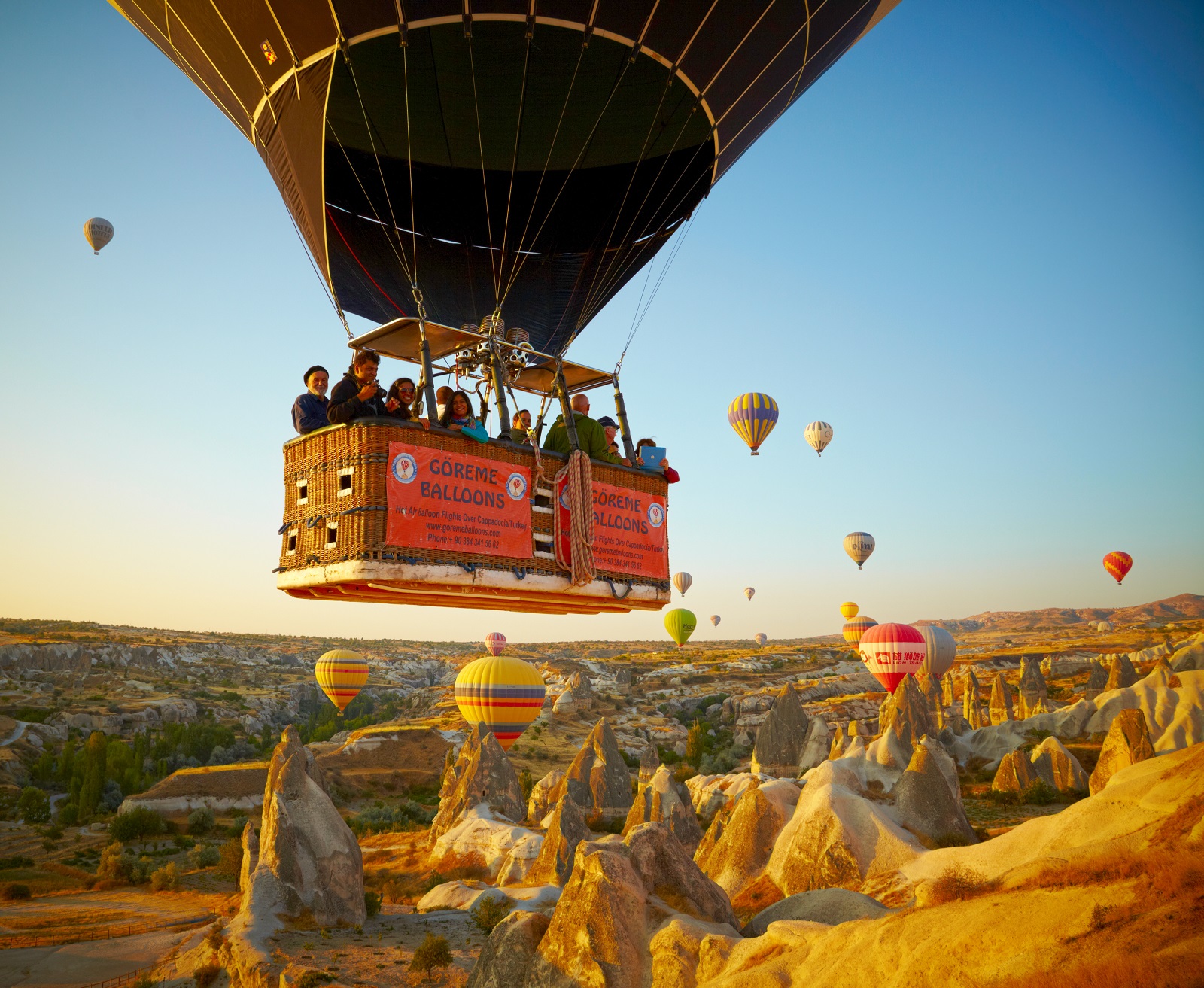 Hot Air Balloon Flight Over the Fairy Chimneys in Cappadocia