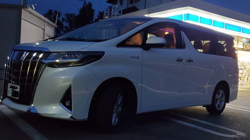 Luxury van Ride to famous car meet up spot Daikoku Day Tours