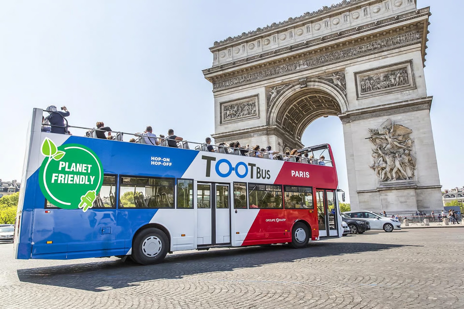 Paris: Tootbus Hop-on Hop-off (Optional River Cruise)