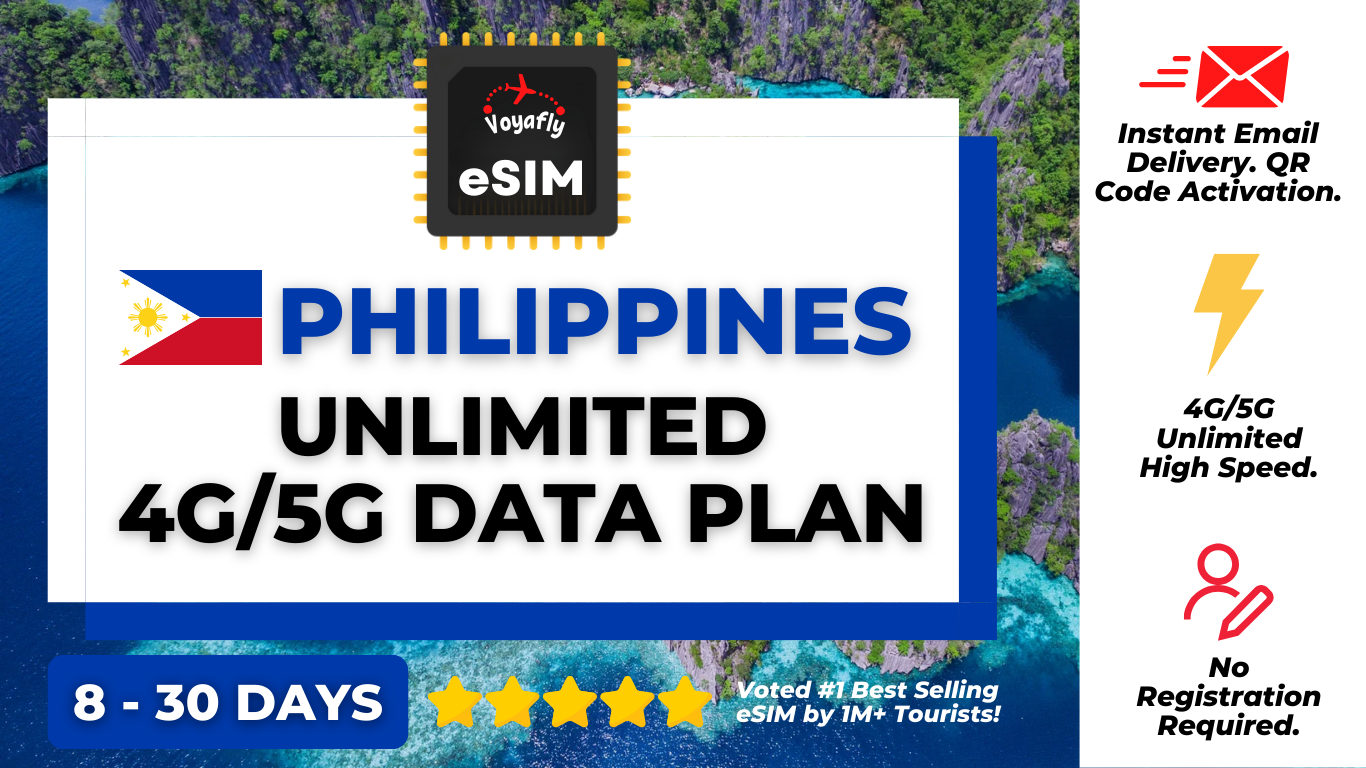 Philippines - Unlimited 4G/5G Data eSIM