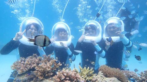 Underwater walking experience in Boracay Day Tours