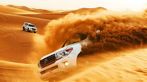 Morning Desert Safari Dubai with Dune Bashing & Camel Ride Day Tours