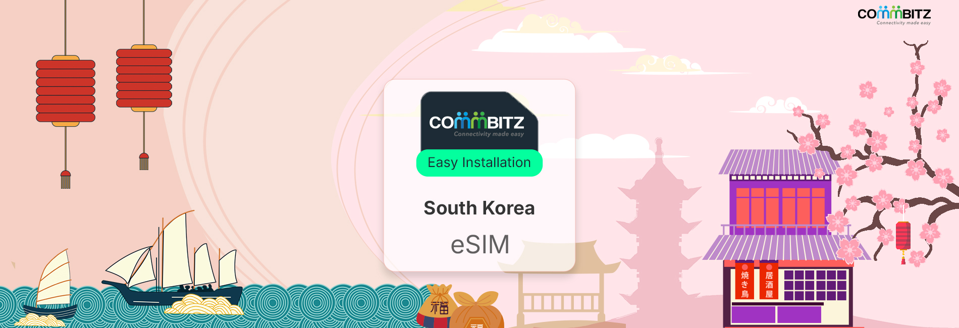 Commbitz South Korea e-SIM Daily