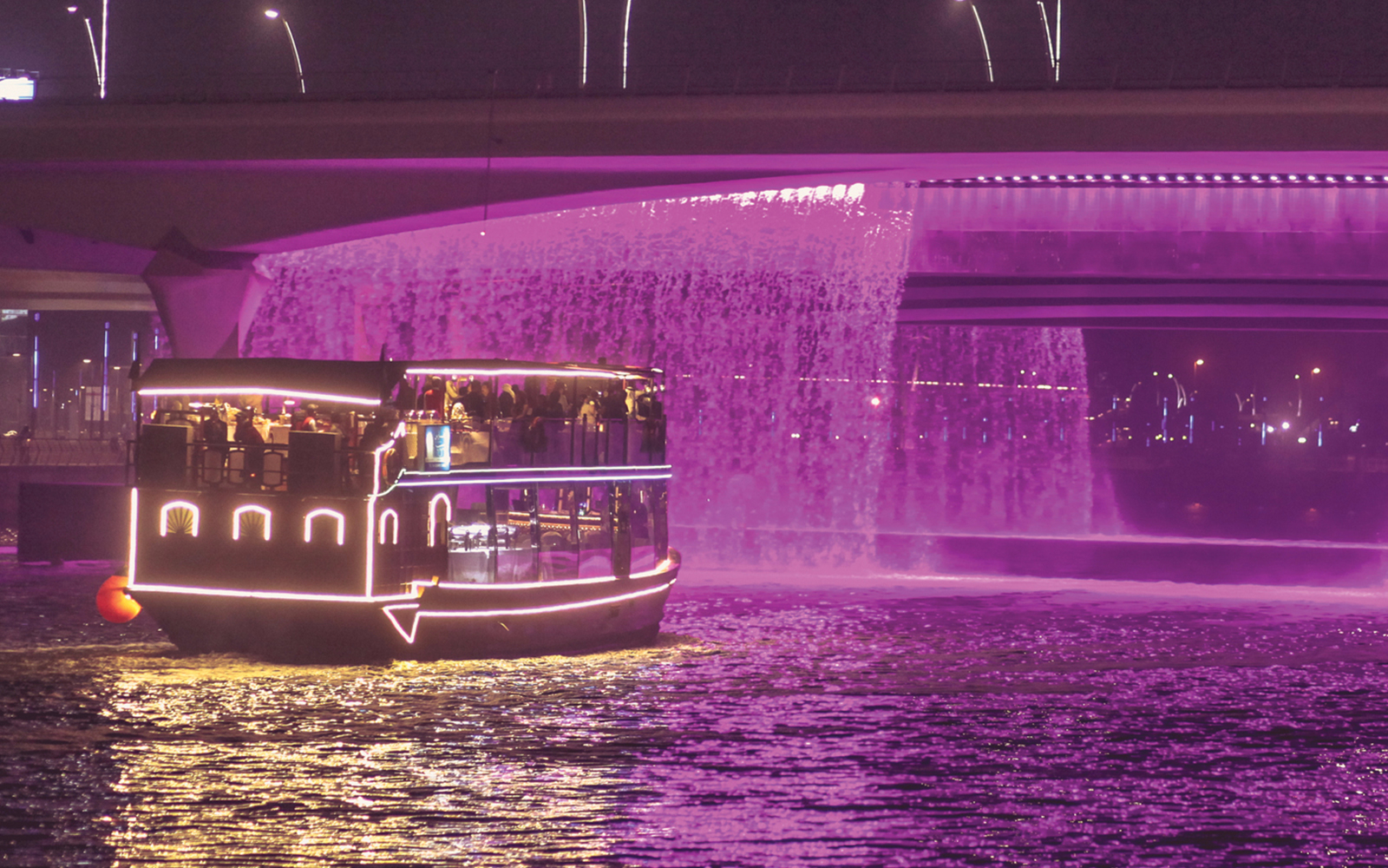 Dubai Water Canal Cruise with Dinner