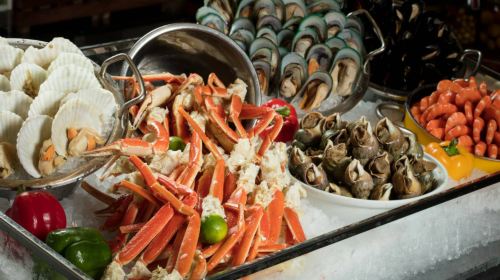 Buffet at Perk Restaurant at Harbor View Hotel Macau