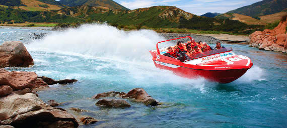 Jet Boating in Waiau Gorge