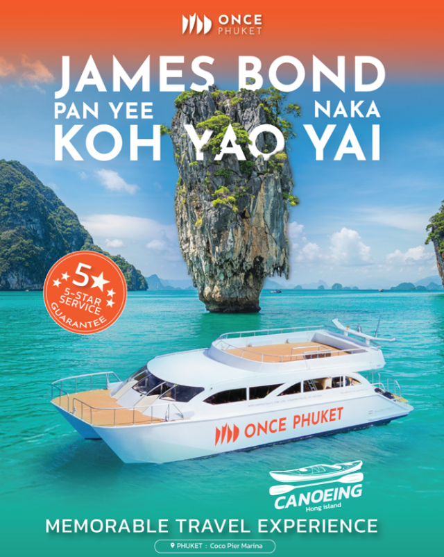 Phang Nga and James Bond Join Tour by Once Yachting Phuket