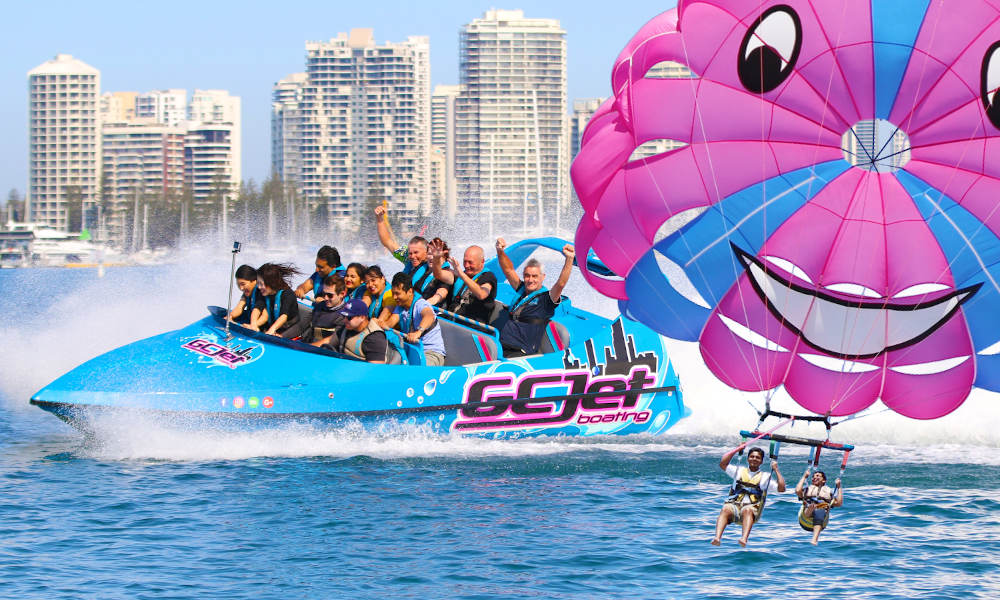 GC Jetboating Gold Coast Parasail