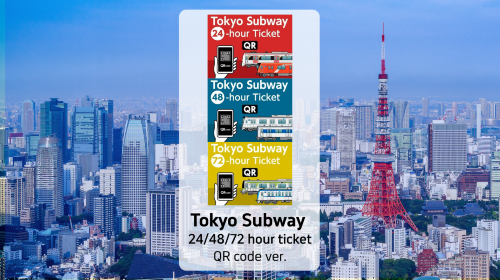 [Official Ticket] Tokyo Metro 24/48/72-hour QR E-ticket | Valid for travel to Ginza, Shinjuku, Shibuya, Omotesando, Toranomon, and other areas. Transport Passes