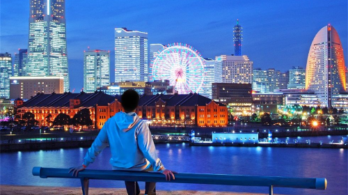 Yokohama nightscape + Slam Dunk Kamakura + Enoshima stroll|Japanese-style 1-day tour Day Tours