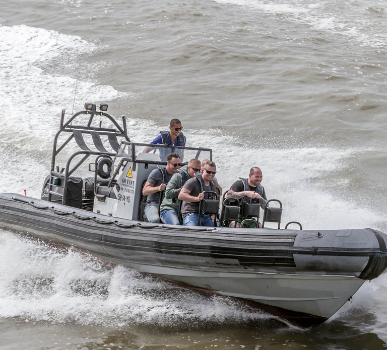 The Hague: Scheveningen Beach RIB Speedboat Tour